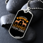 Everything I Know Dogs Necklace Stainless Steel or 18k Gold Dog Tag 24" Chain-Express Your Love Gifts