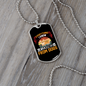 Everything I Know Orange Necklace Stainless Steel or 18k Gold Dog Tag 24" Chain-Express Your Love Gifts