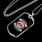 Everything I Know Pink Necklace Stainless Steel or 18k Gold Dog Tag 24" Chain-Express Your Love Gifts