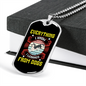 Everything I Know Siberian Necklace Stainless Steel or 18k Gold Dog Tag 24" Chain-Express Your Love Gifts