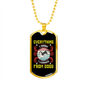 Everything I Know Siberian Necklace Stainless Steel or 18k Gold Dog Tag 24" Chain-Express Your Love Gifts