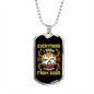 Everything I Know Yellow Necklace Stainless Steel or 18k Gold Dog Tag 24" Chain-Express Your Love Gifts