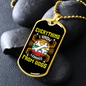 Everything I Know Yellow Necklace Stainless Steel or 18k Gold Dog Tag 24" Chain-Express Your Love Gifts