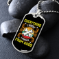 Everything I Know Yellow Necklace Stainless Steel or 18k Gold Dog Tag 24" Chain-Express Your Love Gifts