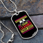 Everything I Learned From Dogs Necklace Stainless Steel or 18k Gold Dog Tag 24" Chain-Express Your Love Gifts
