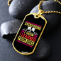 Everything I Learned From Dogs Necklace Stainless Steel or 18k Gold Dog Tag 24" Chain-Express Your Love Gifts