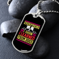 Everything I Learned From Dogs Necklace Stainless Steel or 18k Gold Dog Tag 24" Chain-Express Your Love Gifts