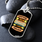 Everything Learned From Dogs Bone Necklace Stainless Steel or 18k Gold Dog Tag 24" Chain-Express Your Love Gifts