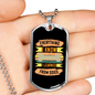 Everything Learned From Dogs Bone Necklace Stainless Steel or 18k Gold Dog Tag 24" Chain-Express Your Love Gifts