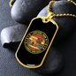 Everything Learned From Dogs Bulldog Necklace Stainless Steel or 18k Gold Dog Tag 24" Chain-Express Your Love Gifts