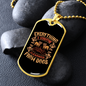 Everything Learned From Dogs Necklace Stainless Steel or 18k Gold Dog Tag 24" Chain-Express Your Love Gifts