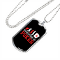 Evolution of Poker Gambler Necklace Stainless Steel or 18k Gold Dog Tag 24-Express Your Love Gifts