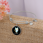 Ew People Cat Bracelet Stainless Steel or 18k Gold Circle Bangle-Express Your Love Gifts
