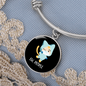 Ew People Cat Bracelet Stainless Steel or 18k Gold Circle Bangle-Express Your Love Gifts