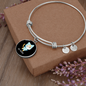 Ew People Cat Bracelet Stainless Steel or 18k Gold Circle Bangle-Express Your Love Gifts