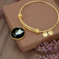 Ew People Cat Bracelet Stainless Steel or 18k Gold Circle Bangle-Express Your Love Gifts