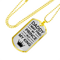 Fathers Day Dad is king Necklace Gift Stainless Steel or 18k Gold Dog Tag w 24" Chain-Express Your Love Gifts