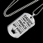 Fathers Day Dad is king Necklace Gift Stainless Steel or 18k Gold Dog Tag w 24" Chain-Express Your Love Gifts