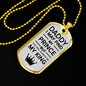 Fathers Day Dad is king Necklace Gift Stainless Steel or 18k Gold Dog Tag w 24" Chain-Express Your Love Gifts
