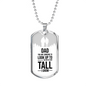 Dad You Are Someone Dad Gift Necklace Stainless Steel or 18k Gold Dog Tag w 24" Chain-Express Your Love Gifts