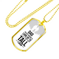 Dad You Are Someone Dad Gift Necklace Stainless Steel or 18k Gold Dog Tag w 24" Chain-Express Your Love Gifts