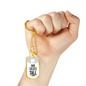 Dad You Are Someone Dad Gift Necklace Stainless Steel or 18k Gold Dog Tag w 24" Chain-Express Your Love Gifts