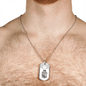 Dad You Are Someone Dad Gift Necklace Stainless Steel or 18k Gold Dog Tag w 24" Chain-Express Your Love Gifts