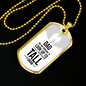 Dad You Are Someone Dad Gift Necklace Stainless Steel or 18k Gold Dog Tag w 24" Chain-Express Your Love Gifts