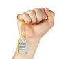 Father Dog Tag Gifts for Dad Necklace Stainless Steel or 18k Gold Dog Tag w 24" Chain-Express Your Love Gifts