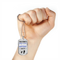 Reel Cool Dad Dog Tag Dad Gift Necklace Stainless Steel or 18k Gold Dog Tag w 24" Chain-Express Your Love Gifts