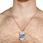 Father gift Reel Cool Dad Necklace Stainless Steel or 18k Gold Dog Tag w 24" Chain-Express Your Love Gifts