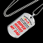 Super Hero Dad Dog Tag Stainless Steel or 18k Gold Necklace w 24" Chain-Express Your Love Gifts