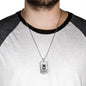 Father gift Dad GiftFathers heart Necklace Stainless Steel or 18k Gold Dog Tag w 24" Chain-Express Your Love Gifts