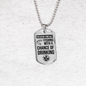 Weekend Forecast Dog Tag Gifts for Dad Necklace Stainless Steel or 18k Gold Dog Tag w 24" Chain-Express Your Love Gifts