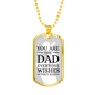 You Are The Dad Everyone Wishes They Had Necklace Stainless Steel or 18k Gold Dog Tag w 24" Chain-Express Your Love Gifts