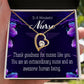 Extraordinary Nurse Healthcare Medical Worker Nurse Appreciation Gift Forever Necklace w Message Card-Express Your Love Gifts