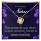 Extraordinary Nurse Healthcare Medical Worker Nurse Appreciation Gift Infinity Knot Necklace Message Card-Express Your Love Gifts