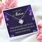 Extraordinary Nurse Healthcare Medical Worker Nurse Appreciation Gift Infinity Knot Necklace Message Card-Express Your Love Gifts