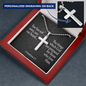 Eye Has Not Seen 1 Corinthians 2:9 Cross Necklace Message Card W Ball Chain Pendant-Express Your Love Gifts