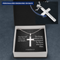 Eye Has Not Seen 1 Corinthians 2:9 Cross Necklace Message Card W Ball Chain Pendant-Express Your Love Gifts