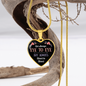 Eye To Eye Necklace Stainless Steel or 18k Gold Heart 18-22"-Express Your Love Gifts