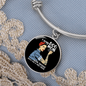 F Bomb Dog Mom Bracelet Stainless Steel or 18k Gold Circle Bangle-Express Your Love Gifts