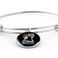 F Bomb Dog Mom Bracelet Stainless Steel or 18k Gold Circle Bangle-Express Your Love Gifts