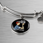 F Bomb Dog Mom Bracelet Stainless Steel or 18k Gold Circle Bangle-Express Your Love Gifts