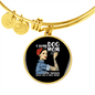 F Bomb Dog Mom Bracelet Stainless Steel or 18k Gold Circle Bangle-Express Your Love Gifts