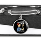 F Bomb Dog Mom Bracelet Stainless Steel or 18k Gold Circle Bangle-Express Your Love Gifts