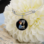 F Bomb Dog Mom Bracelet Stainless Steel or 18k Gold Circle Bangle-Express Your Love Gifts