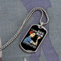 F Bomb Dog Mom Necklace Stainless Steel or 18k Gold Dog Tag 24" Chain-Express Your Love Gifts