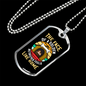 Face of a Golden Retriever Necklace Stainless Steel or 18k Gold Dog Tag 24" Chain-Express Your Love Gifts