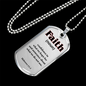 Faith Defined Hebrews Dog Tag Stainless Steel or 18k Gold 24" Chain-Express Your Love Gifts